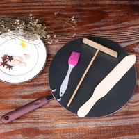 Pfannkuchen Pan Crepe Maker Flache Pan Pfanne mit Spreader & Spatel Crepe Maker Griddle