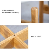 Pflanzenständer Blumengarten Topfpflanze Bambus Holzregal Indoor Outdoor Pflanzregal Home Office Deco Einfacher Blumenhalter Groß