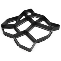 Pflasterpfad Border Maker Path Molder Wiederverwendbarer Beton Zementstein Design Fertiger Walk Mould DIY Wiederverwendbare Betonziegelform