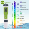 PH Meter 3-in-1 Digitaler PH Tester Pen mit PH EC Temperaturmessung Hohe Genauigkeit 0-14 PH Bereich Taschenformat (ohne Hintergrundbeleuchtung)