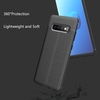 Phone Case Leather TPU Phone Schutzhülle Einfache,  leichte Handy-Schutzfolie für Samsung Galaxy S10 Plus