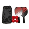 Pickleball Paddle Set Pickleball Schläger Ball Set 2 Schläger & 4 Pickleball Bälle mit Tragetasche für Herren Damen