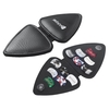 PICKPAL Gitarren-Plektren-Halter für akustische E-Gitarre Enthält 12 Stück Gitarren-Plektren Leder-Gitarren-Plektren Aufbewahrungstasche Gitarren-Plektren-Tasche Geschenke für Kinder,  Freunde,  Gitarristen