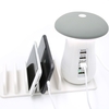 Pilz LED Schreibtischlampe Schnellladegerät 3.0-5 Port USB Schnellladegerät Dock Standhalter