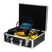 Pipeline Inspection Videokamera Drain Sewer Industrielles Endoskop Endoskop mit 4, 3-Zoll-LCD-Bildschirm Wasserdichte 17-mm-Schlangenkamera mit 6 LED-Leuchten