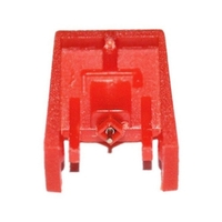 Plattenspieler Nadel Saphirspitze Ersatz für Plattenspieler Phonographie Kompatibel mit Crosley Fisher ION OTTO Plattenspieler Rot 1er Pack
