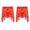 Plattenspieler Nadel Saphirspitze Ersatz für Plattenspieler Phonographie Kompatibel mit Crosley Fisher ION OTTO Plattenspieler Rot 2er Pack