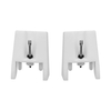 Plattenspieler Nadel Saphirspitze Ersatz für Plattenspieler Phonographie Kompatibel mit Crosley Fisher ION OTTO Plattenspieler Weiß 2er Pack