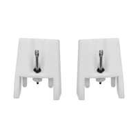 Plattenspieler Nadel Saphirspitze Ersatz für Plattenspieler Phonographie Kompatibel mit Crosley Fisher ION OTTO Plattenspieler Weiß 2er Pack