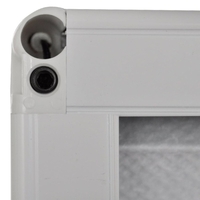 Plisse Insect Screen für Fenster Aluminium 31, 5 "x47.2" mit Schatten