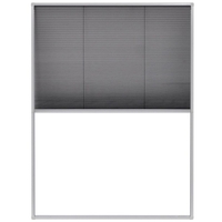 Plisse Insect Screen für Windows Aluminium 23, 6 "x31, 5"