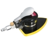 Pneumatischer Random Orbit Sander Air Sander Polierer Kleiner dreieckiger Palm Sander Maus Detailschleifer für Autoecke Lackpflege Rostentfernung Holzschleifer 90x130mm