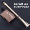 Pocket Clarinet Sax Mini Tragbares Klarinettensaxophon Kleines Saxophon mit Tragetasche Holzblasinstrument