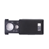 Pocket LED Vergrößerungsglas Schmuck Lupe Mikroskop 30X 60X Portable Slide Out Lupe UV Licht Tweeze