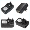 POE Injector Ethernet-Netzteil DC48V 0, 5A 15, 4 W,  POE Pin 4/5 (+),  7/8 (-) Kompatibel W / T IEEE802.3af für IP-Kamera