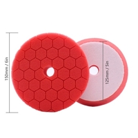 Polieren Polierpads 5 Stück 6 Zoll große Schwamm Polierpads Auto Schaum Polierschwamm Pads Kit für Auto Puffer Polierer Compoundieren Polieren Wachsen