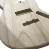 Poliert holz typ e-gitarre barrel diy elektrische ahorn gitarre barrel körper für jb stil bass gitarre