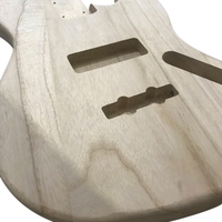 Poliert holz typ e-gitarre barrel diy elektrische ahorn gitarre barrel körper für jb stil bass gitarre