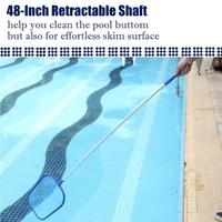 Poolreinigungsset Poolreinigungswerkzeuge Wartung Oberirdischer Skimmerbürste Vakuumschlauch