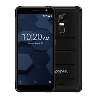 Poptel P10 Robuste Telefon 4G Handy 64GB + 4GB 13MP Cam 5, 5 Zoll HD Dislay NFC Fingerprint Entsperren