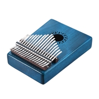 Portable 17 Schlüssel Kalimba Mbira Tasche Daumen