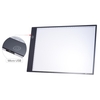 Portable A4 LED Light Box Zeichnung Tracing Tracer Copy Board Tischplatte Panel Copyboard mit 3-Mode Helligkeit Black Edge Scale für Künstler Animation Sketching Architektur Kalligraphie Schablone