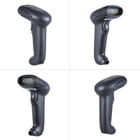 Portable Hanheld BT Wireless & Wired 1D Barcode Bar Code Scanner Reader mit Empfänger USB Kabel für Supermarkt Bibliothek Express Company Warehouse