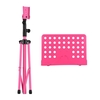 Portable Metal Music Stand Abnehmbare Musikinstrumente für Klavier Violine Gitarre Noten Pink
