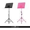 Portable Metal Music Stand Abnehmbare Musikinstrumente für Klavier Violine Gitarre Noten schwarz