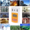Portable Mini Kohlenmonoxid-Detektor CO Gaszähler mit Ton- und Licht-Alarm