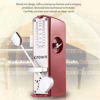 Portable Mini mechanische Metronome Universal Metronom 11cm Höhe für Klavier Gitarre Violine Ukulele chinesische Zither Musikinstrument