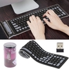 Portable Silikon 2, 4 G Wireless waschbar Tastatur für PC Tablet Laptop Computer am besten für Geschäftsreisen