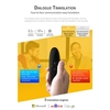 Portable Translator Smart Voice Translator-Unterstützung Inter-Übersetzung von 42 Sprachen Aufnahme Übersetzung Rot
