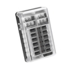 Positive und negative Anoden Sicherungsblock Box Transparente Abdeckung Sicherungshalter mit LED-Anzeigeleuchte für Auto Marine Boot runderneuert Verwendung 6-fach 12-fach optional