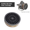 POWECOM 3603 Filterpatrone für 3600 Half Face Gasmaske Partikelmaske Filterbox Schutzmaske Zubehör