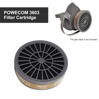 POWECOM 3603 Filterpatrone für 3600 Half Face Gasmaske Partikelmaske Filterbox Schutzmaske Zubehör