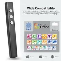 PPT Flip Pen Kabelloser Presenter PPT Clicker Multifunktions-Projektionsstift Laser-Flip-Pen-Fernbedienung