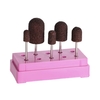Pro 5pcs Nagel Bohrer Nagel Kunst Schleifen Band Pediküre Bits Nagel Bohrer Griff Zubehör für Nagel elektrische Bohrmaschine Maniküre Maschine