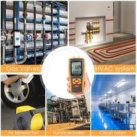Präzisions-Digitalmanometer ±10 kPa Luftdruckmesser Differenzdruckmesser Mikromanometer für Gasventile Druckschalter Vakuum HLK-System Ofen Boiler Warmwasserbereiter Klimaanlage Reinraum