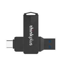 Thinkplus MU254 16GB USB3.0+Typ-C Dual-port Metall U Disk Drehbare USB-Stick High- speed Übertragung für Telefon PC Laptop