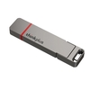thinkplus TU200 Pro 128 GB USB3.2/Type-C Tragbares Solid-State-U-Disk-Metall-USB-Flash-Laufwerk mit zwei Anschlüssen,  Hochgeschwindigkeitsübertragung,  Grau