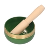 Tibetanische Klangschale Set Buddha Klangschale und Holzhammer Charkaschale Meditationsklangschale mit Schlägel Holzstab zum Heilen Achtsamkeit Entspannung Yoga