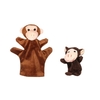 Tiere Handpuppen Fingerpuppen Geschichte Zeit Pädagogische Puppe Set Karikatur Tiere Mutter Baby für Kinder zeigt Spielzeit Schulen 2Pcs Hund