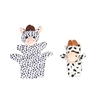Tiere Handpuppen Fingerpuppen Geschichte Zeit Pädagogische Puppe Set Karikatur Tiere Mutter Baby für Kinder zeigt Spielzeit Schulen 2Pcs Hund
