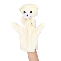 Tiere Handpuppen Fingerpuppen Geschichte Zeit Pädagogische Puppe Set Karikatur Tiere Mutter Baby für Kinder zeigt Spielzeit Schulen 2Pcs Hund