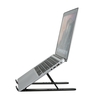 Tischklappbarer Laptopständer 6 Stufen Verstellbarer Laptop Riser Tragbarer belüfteter Kühl-Laptopständer