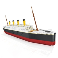 Titanic Modell Baustein Kit 4035PCS Bausteine Sets Titanic Cruise Schiff mit Led-leuchten