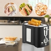 Toaster Maker US Standard 110V Home Edelstahl kann zwei Stücke Frühstücksbrot Sandwich Light Food Maker toasten