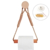 Toilettenpapierhalter ohne Bohren Toilettenpapierhalter Industriestil Toilettenpapierhalter Handtuchhalter für Toilette Badezimmer Vintage Dekoration Industrieseil