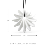 Tomfeel 3D-Druck Schmuck Blume blüht elegante Modellierung Halskette Anhänger Zubehör